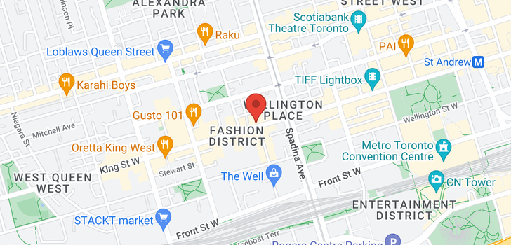 map of #4406 -832 BAY ST E